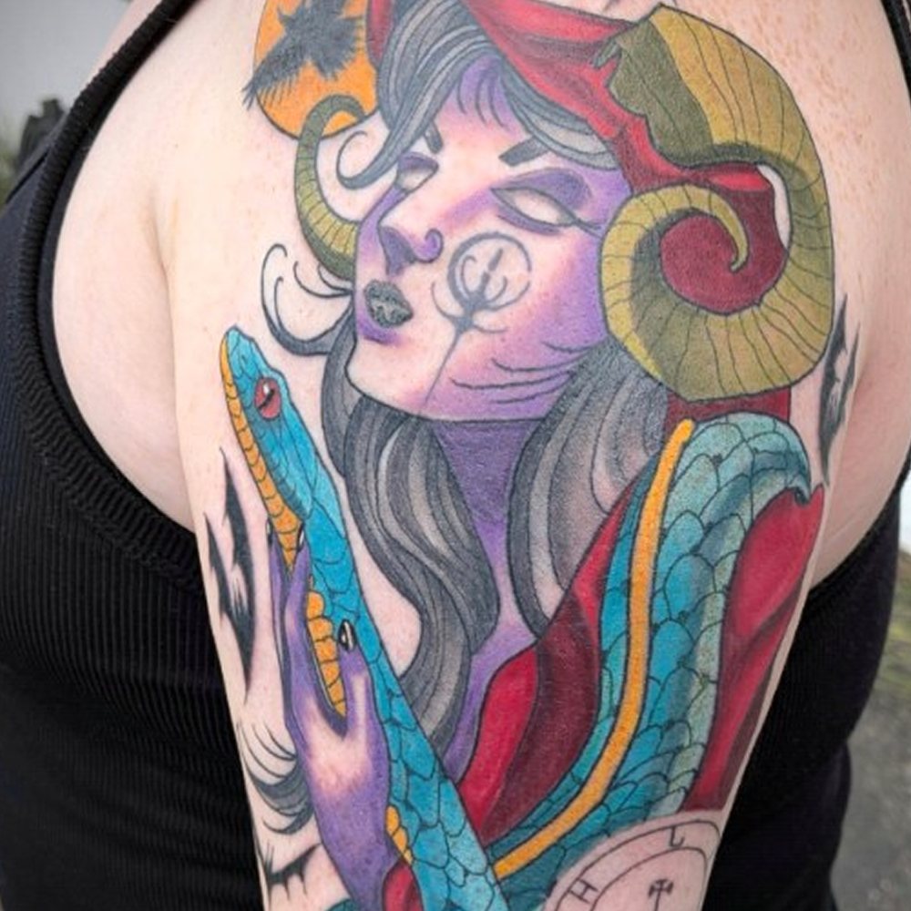 Tattoo work by Tanner Dow